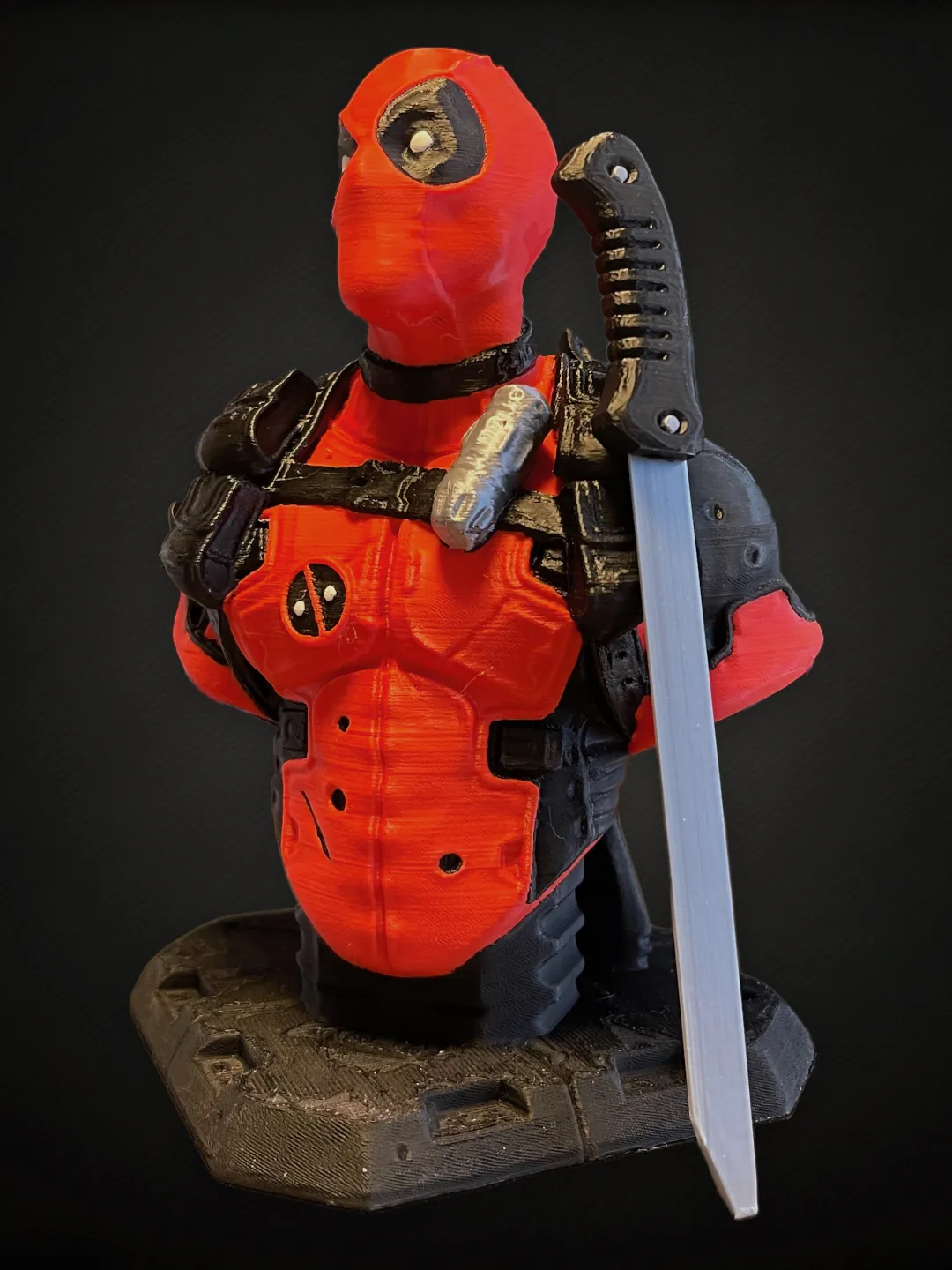 Deadpool bust ( with removable swords ) - Sculptures, in stock in India