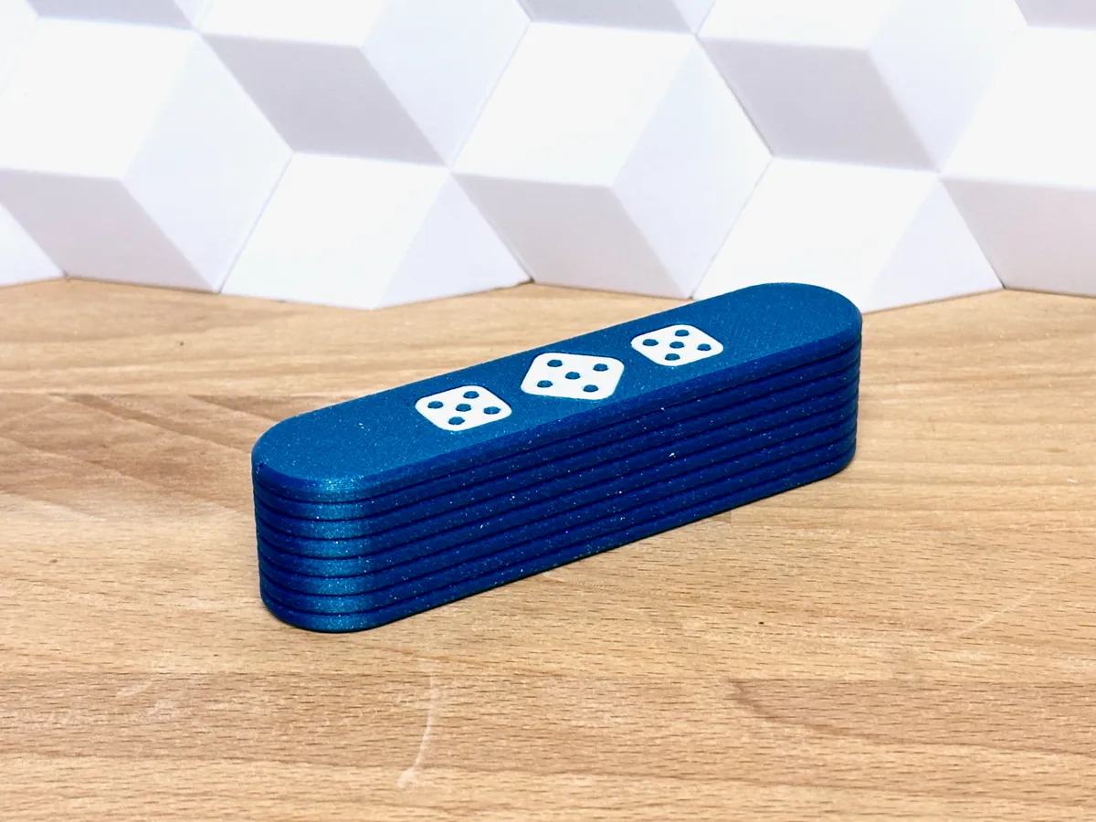 Dice Flick Box (magnetic fidget dice storage), photo 2 of 4 - Dice Flick Box (magnetic fidget dice storage) Toys & Games