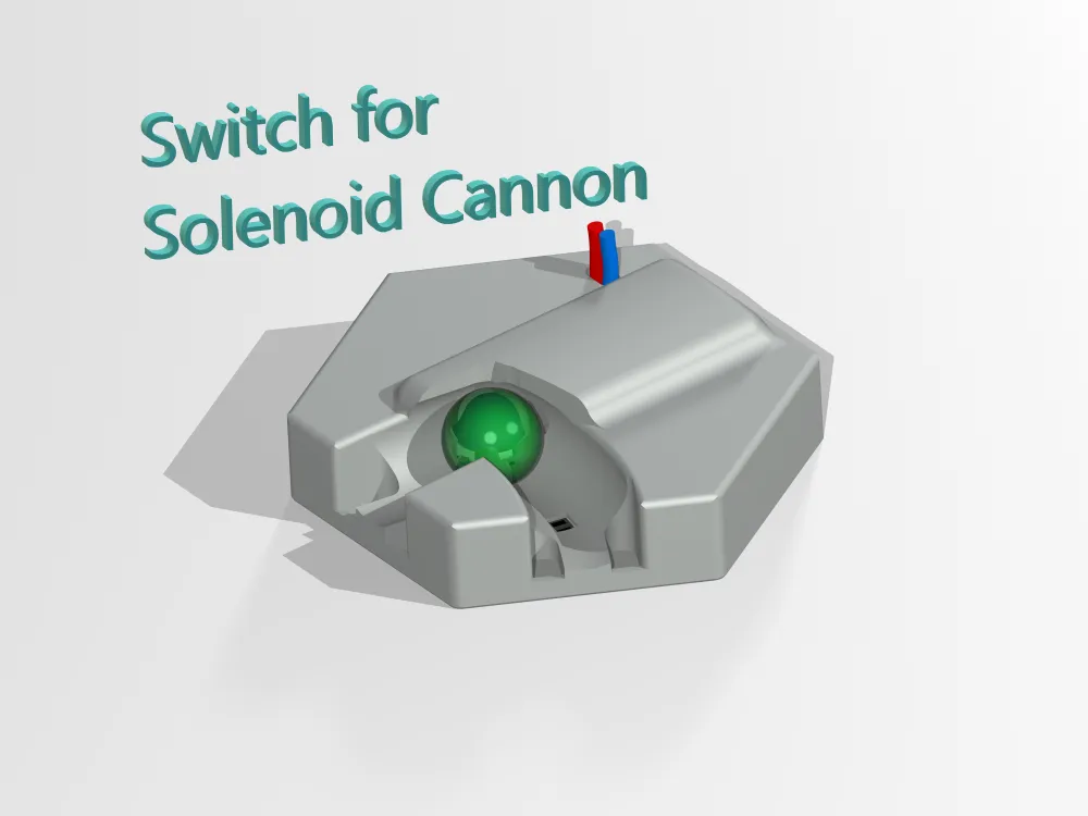 Switch for Solenoid Cannone for a marble run - Marble Runs & Ball Tracks, in stock