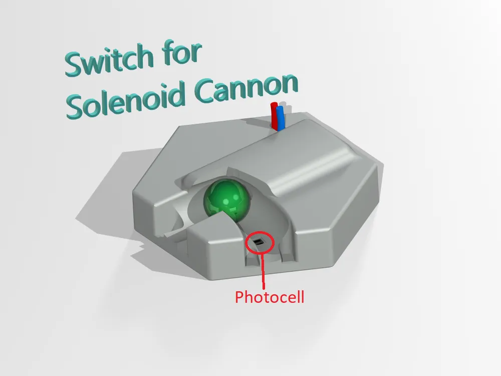 Switch for Solenoid Cannone for a marble run, photo 2 of 4 - Switch for Solenoid Cannone for a marble run Toys, Games & Hobbies