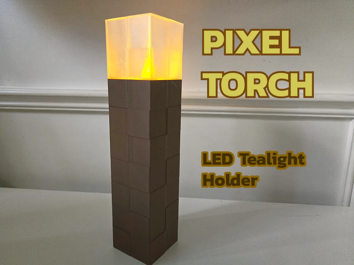 Minecraft Torch Tealight Holder - Decor, in stock in India