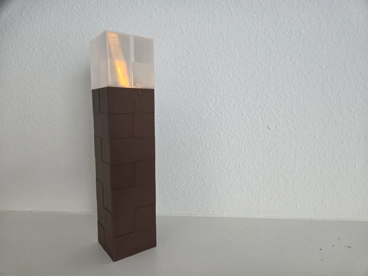 Minecraft Torch Tealight Holder, photo 3 of 4 - Minecraft Torch Tealight Holder Household