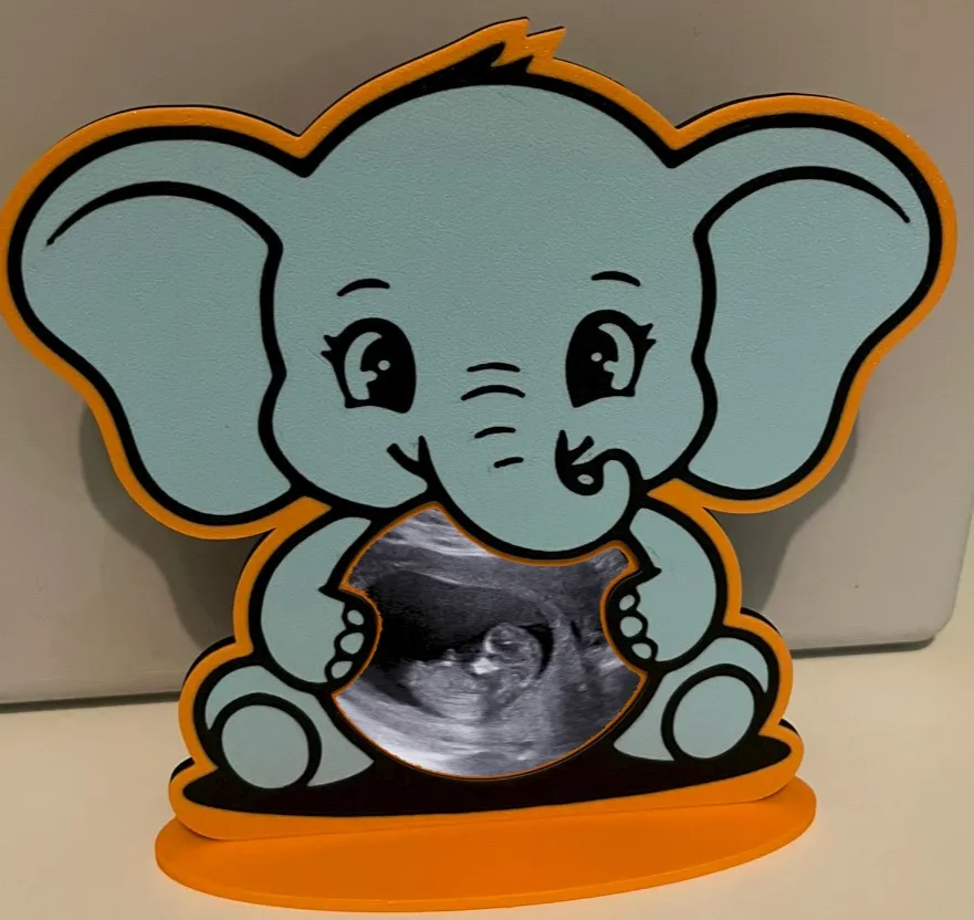 Ultrasound / Kids Elephant Photo Frame - Decor, in stock in India