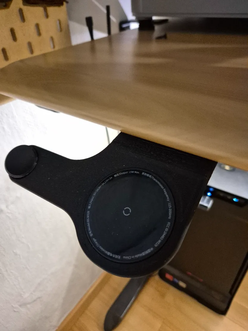 Dual Wireless Charger Desk Mount Samsung, photo 3 of 3 - Dual Wireless Charger Desk Mount Samsung Household