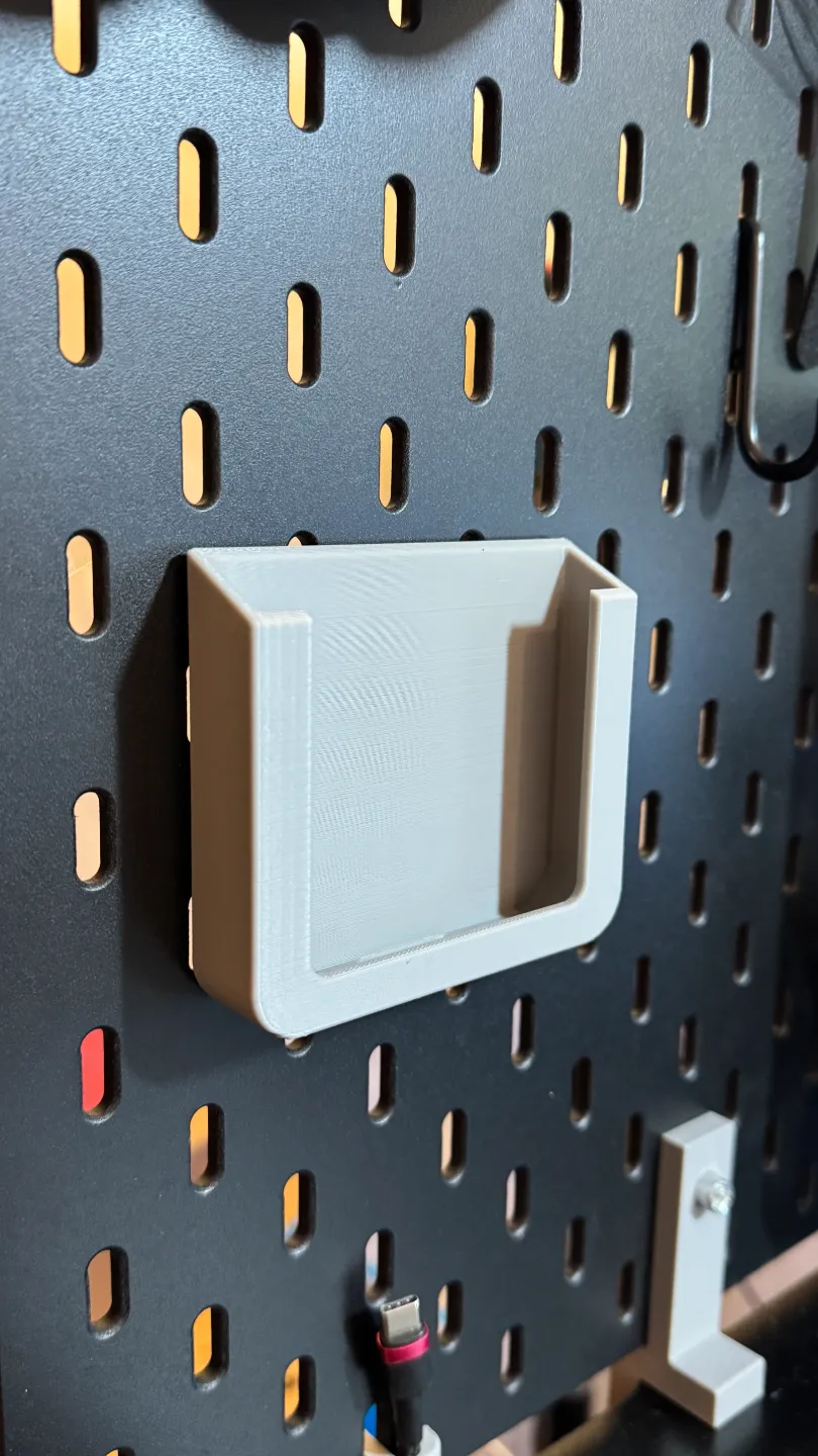 Skadis Pegboard Phone Holder, photo 2 of 4 - Skadis Pegboard Phone Holder Tools