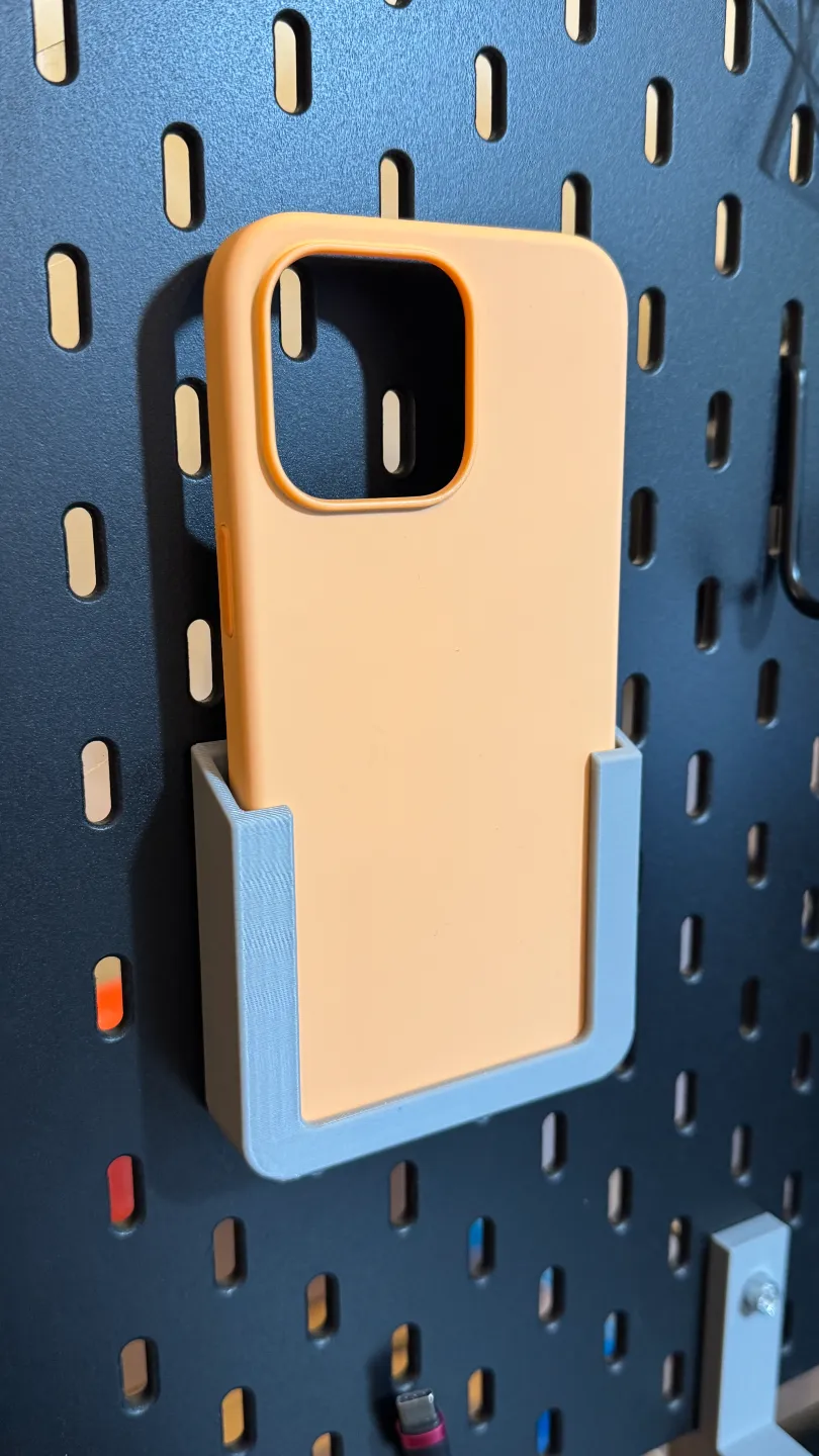 Skadis Pegboard Phone Holder, photo 3 of 4 - Skadis Pegboard Phone Holder Tools