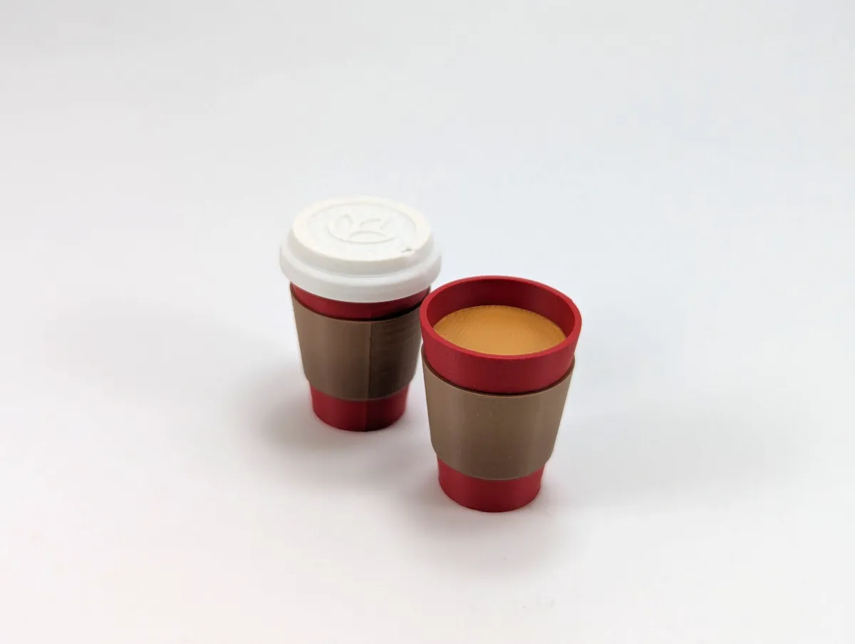 Tiny Coffee Keychain and Miniatures, photo 3 of 4 - Tiny Coffee Keychain and Miniatures Miniatures