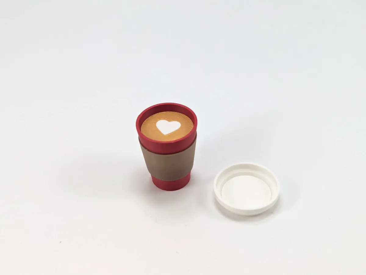 Tiny Coffee Keychain and Miniatures, photo 4 of 4 - Tiny Coffee Keychain and Miniatures Miniatures