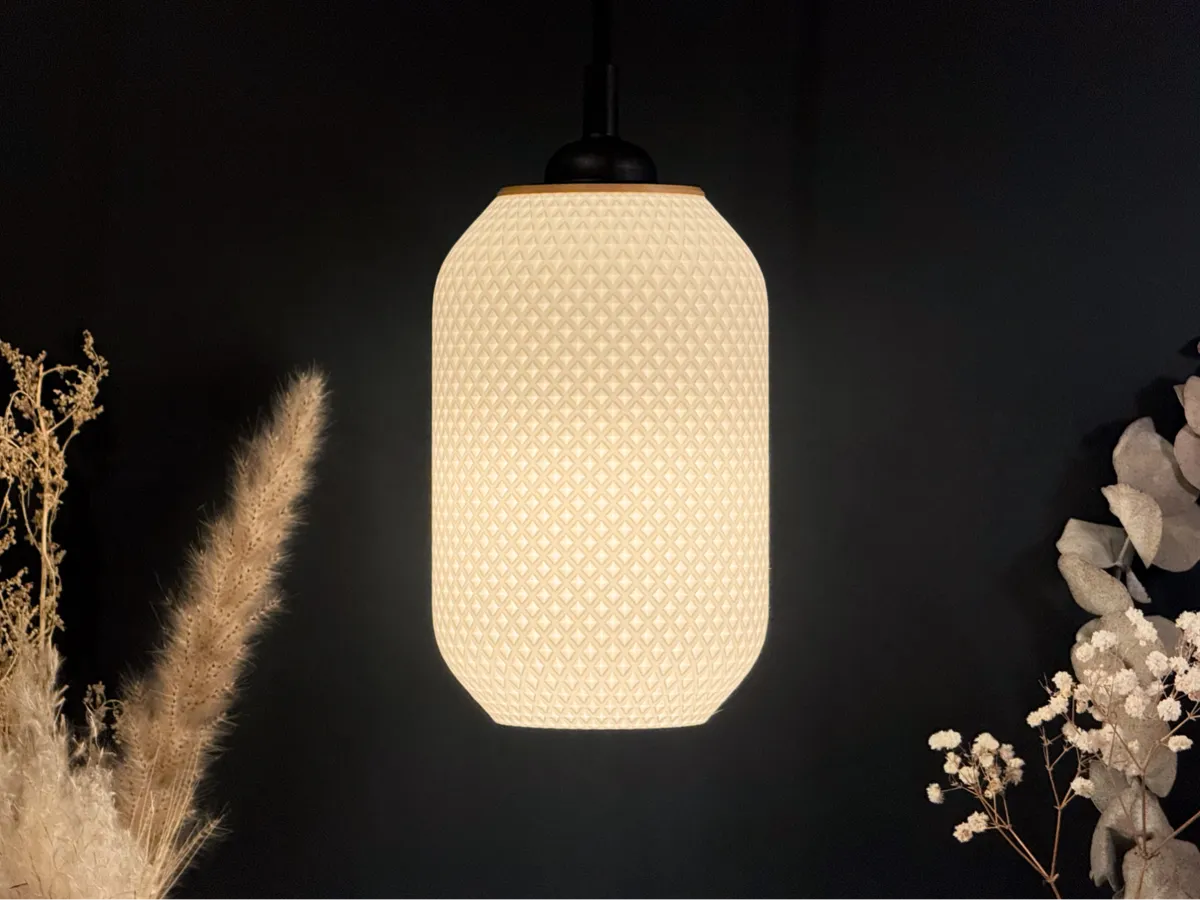 Pendant Lamp Shade | 18cm Lantern, Checkerboard