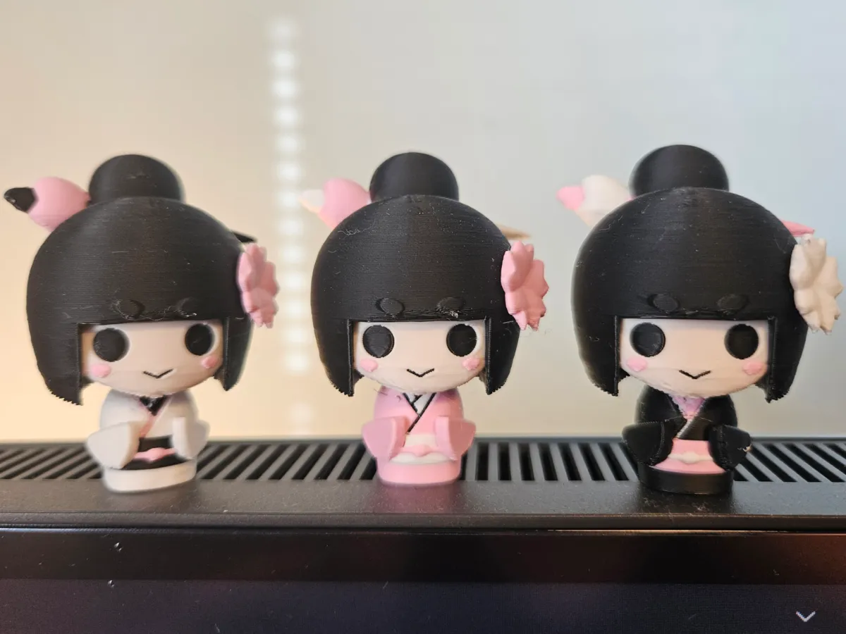 Chibi Kokeshi Girl - Rin
