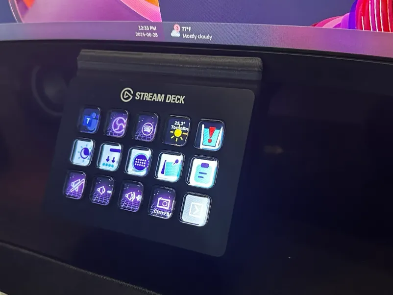 Stream Deck Monitor Mount mk1