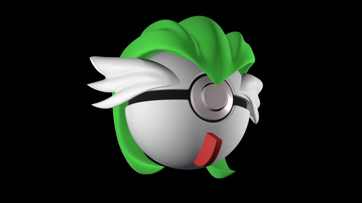 Gardevoir Themed pokeball, photo 2 of 3 - Gardevoir Themed pokeball Figurines & Collectibles