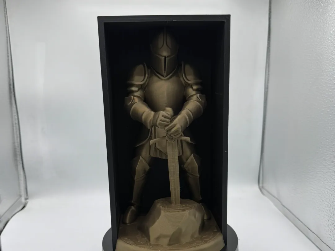 Knight Pulling Sword from the Stone Book Nook