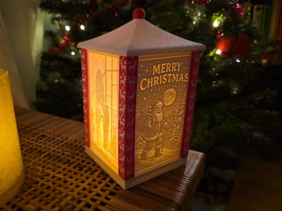 Lithophane Christmas Frame, LEDKIT001- Tealight