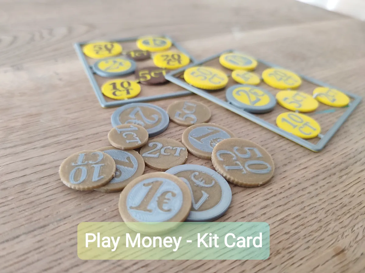 Euro Coin Kit Card - Playmoney