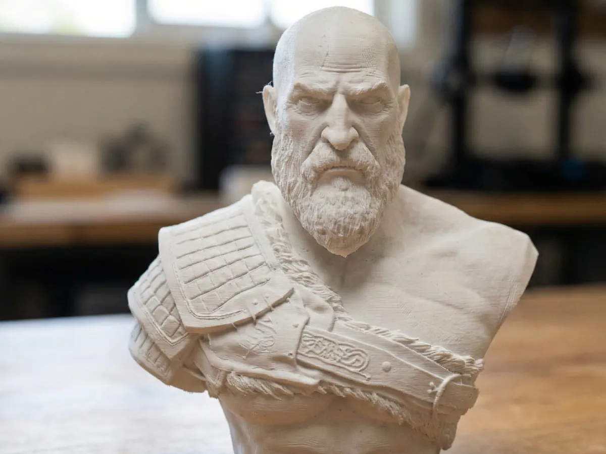 Kratos God Of War Bust Model 246