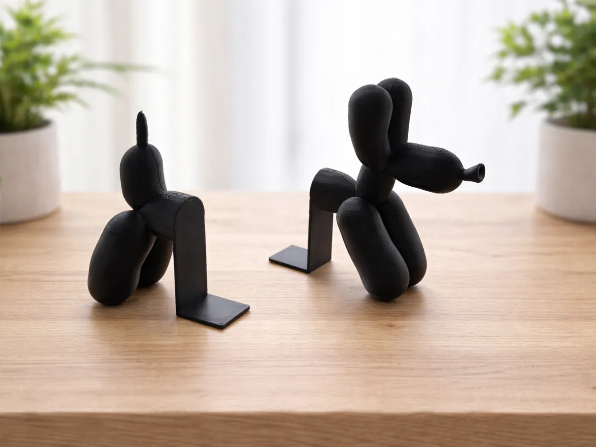 balloon dog book end