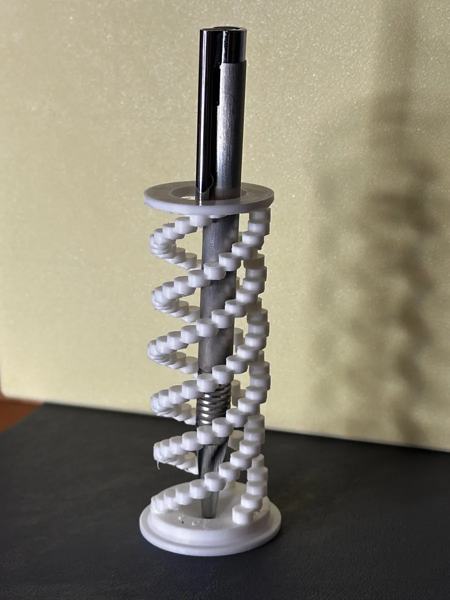 Spiral Single Pen Holder, photo 2 of 3 - Spiral Single Pen Holder Desk & Office