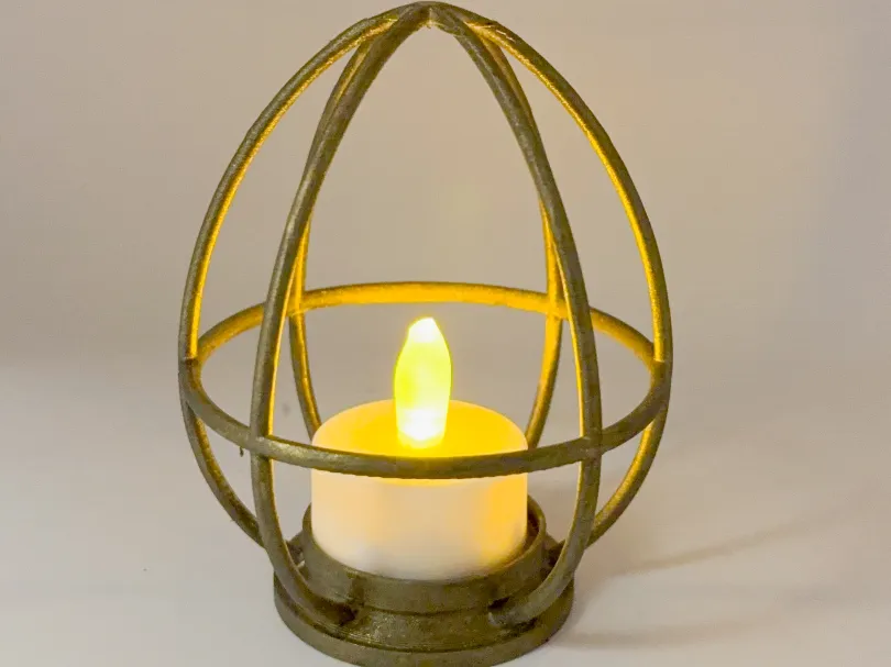 Egg-Orb Tealight Cage Lantern - Tealight Holders, in stock in India