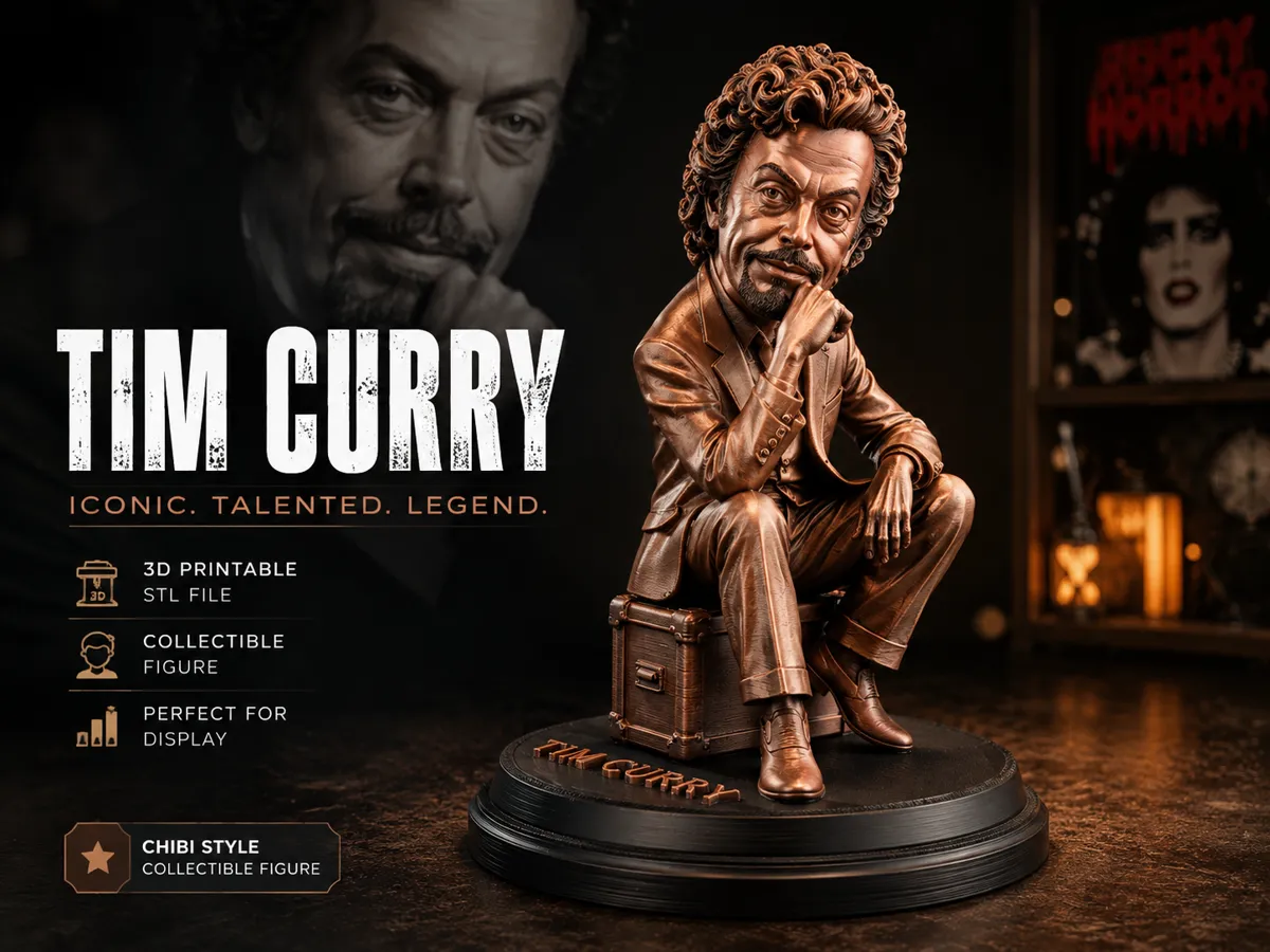 Tim Curry, Chibi Collectible Figure, photo 2 of 3 - Tim Curry, Chibi Collectible Figure Figurines & Collectibles