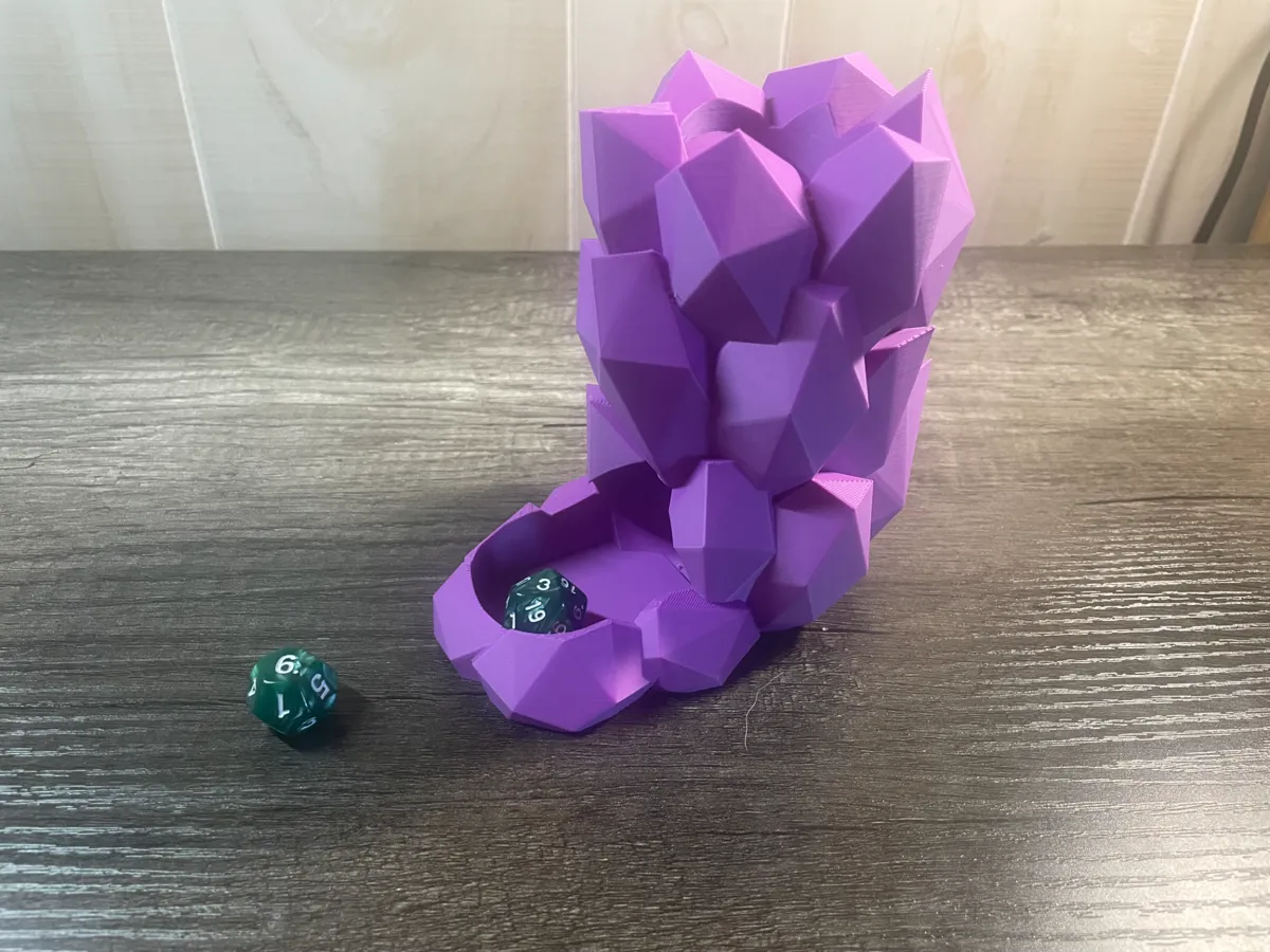 Crystal Dice Tower, photo 2 of 4 - Castle & Tower Dice Towers, dnd