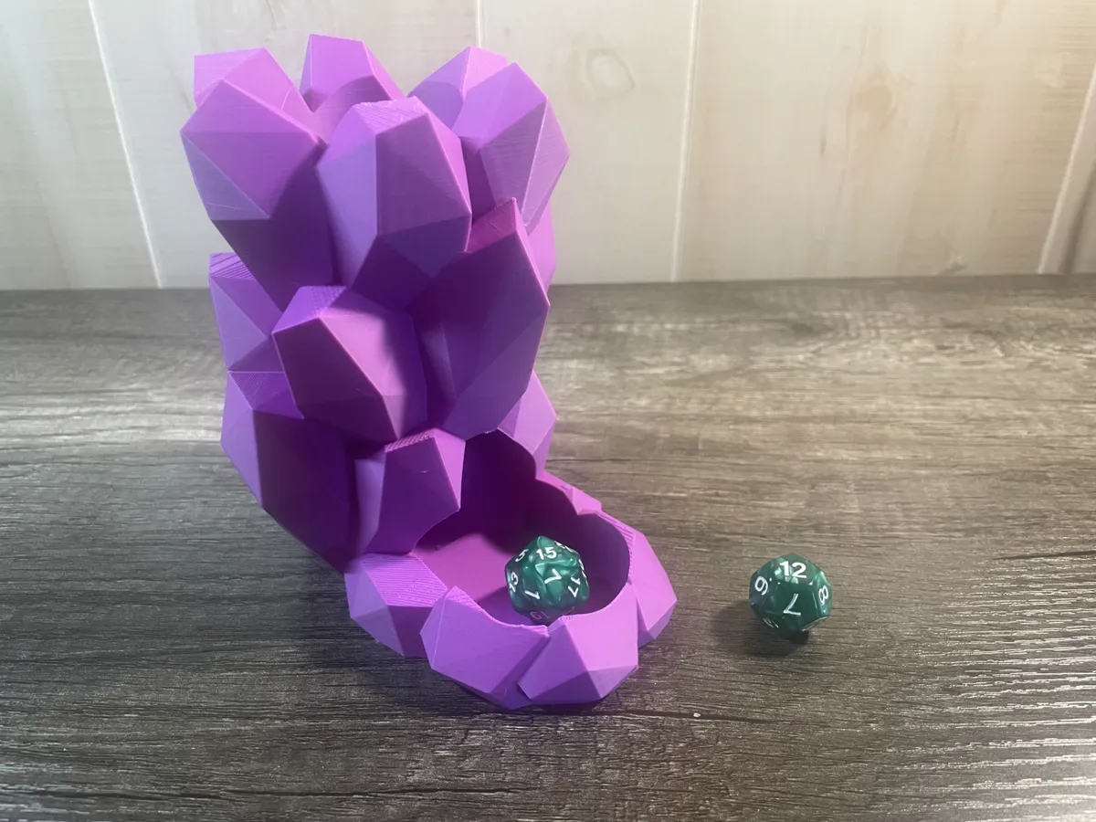 Crystal Dice Tower, photo 4 of 4 - Castle & Tower Dice Towers, dnd