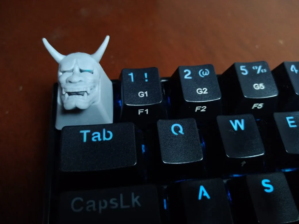 Hannya keycap, photo 2 of 2 - Hannya keycap Props & Cosplay