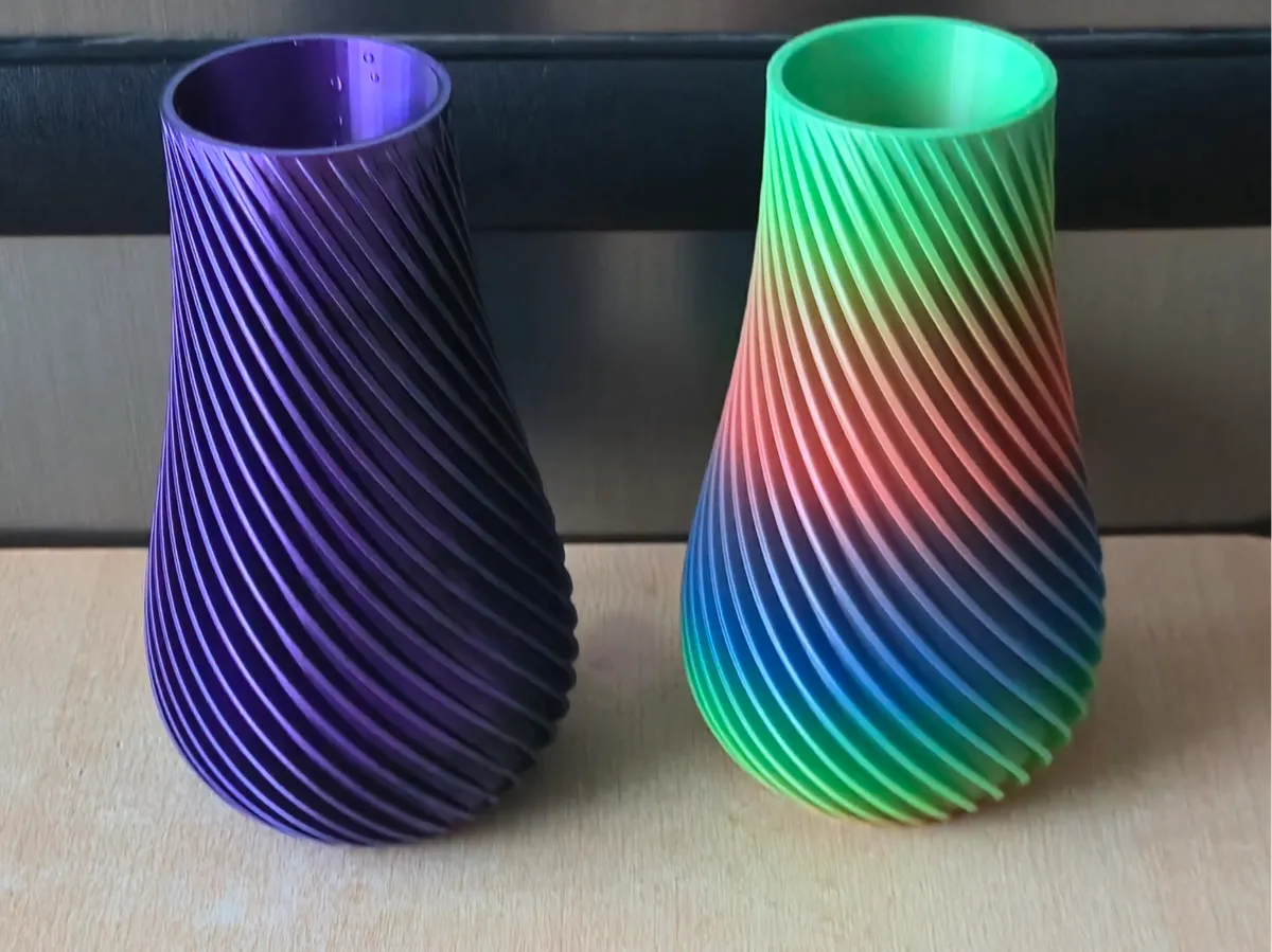 Vase spiral big large