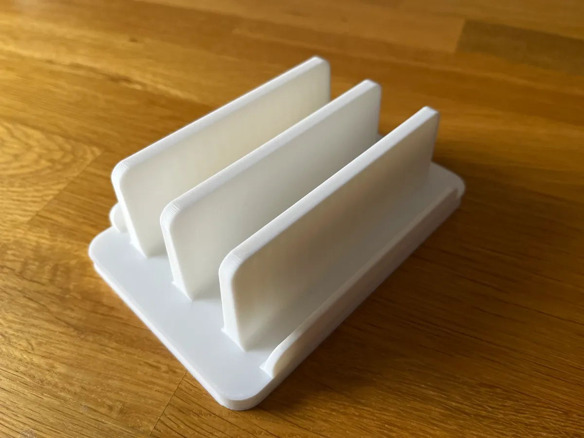 Dual Slot Vertical Laptop Stand, photo 2 of 3 - Dual Slot Vertical Laptop Stand Mobile & Device Accessories