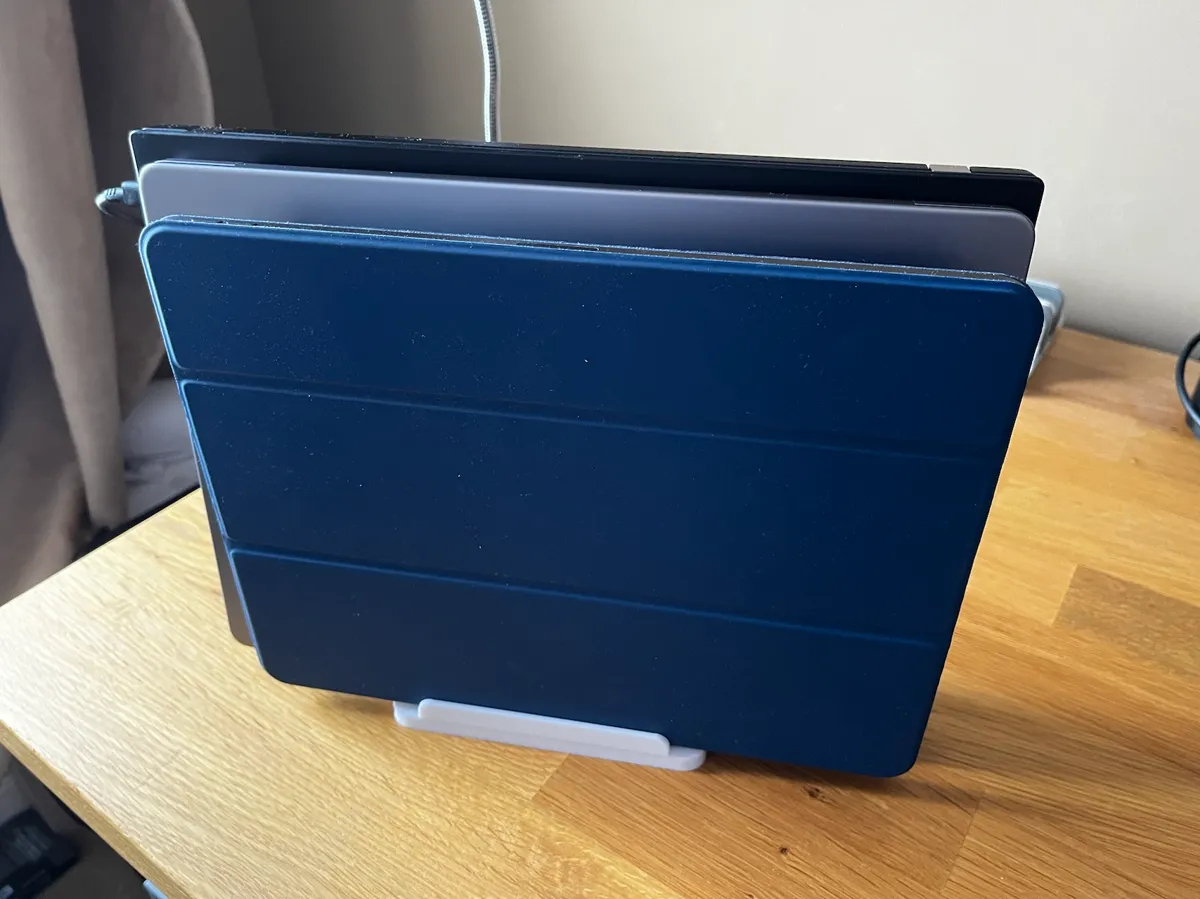 Dual Slot Vertical Laptop Stand, photo 3 of 3 - Dual Slot Vertical Laptop Stand Mobile & Device Accessories