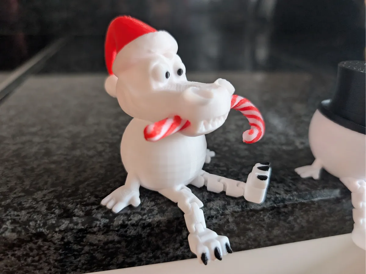 Articulated Little Dragon snowman - Festivities, in stock in India
