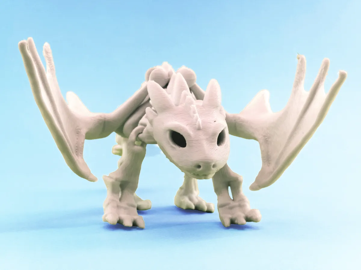 articulated skeleton toothless night fury dragon, photo 3 of 3 - articulated skeleton toothless night fury dragon Fidget & Sensory Toys