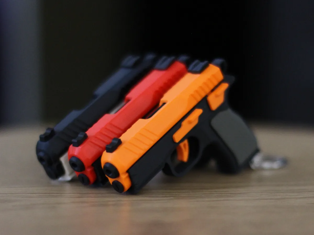 CZ Shadow Fidget Keychain, Slide-Action Toy - Slider & Puzzle Keychains, in stock