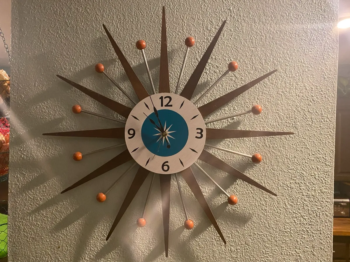 MidCentury Modern Clock