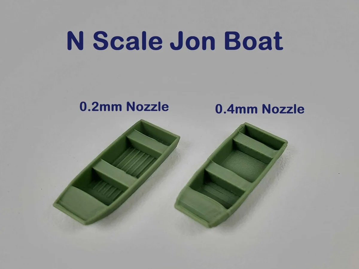 N and HO Scale Jon Boat, photo 3 of 4 - N and HO Scale Jon Boat Sports & Fitness
