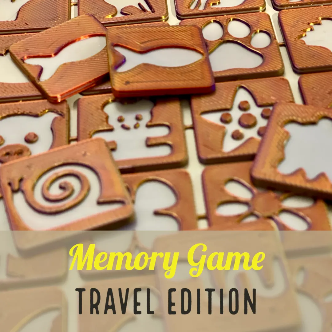 Memory Game for traveling - Kit Card
