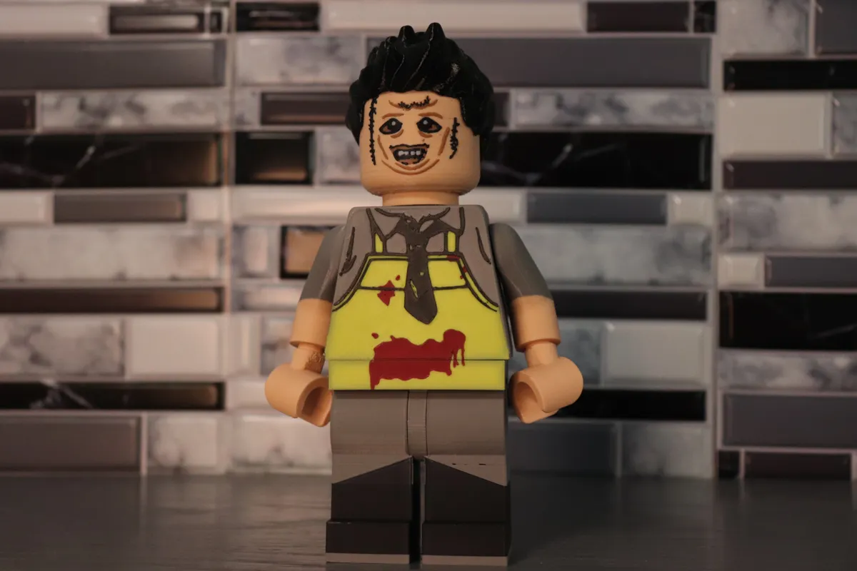 HORROR *Leatherface* Texas Chainsaw Big Brick 500%, photo 2 of 4 - HORROR *Leatherface* Texas Chainsaw Big Brick 500% Props & Cosplay