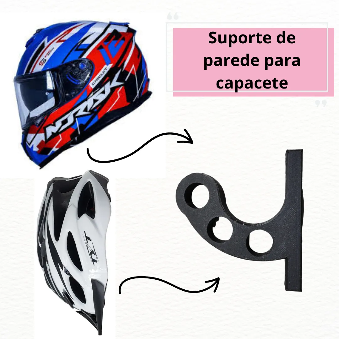 Suporte de Capacete para Parede, photo 4 of 4 - Suporte de Capacete para Parede Props & Cosplay