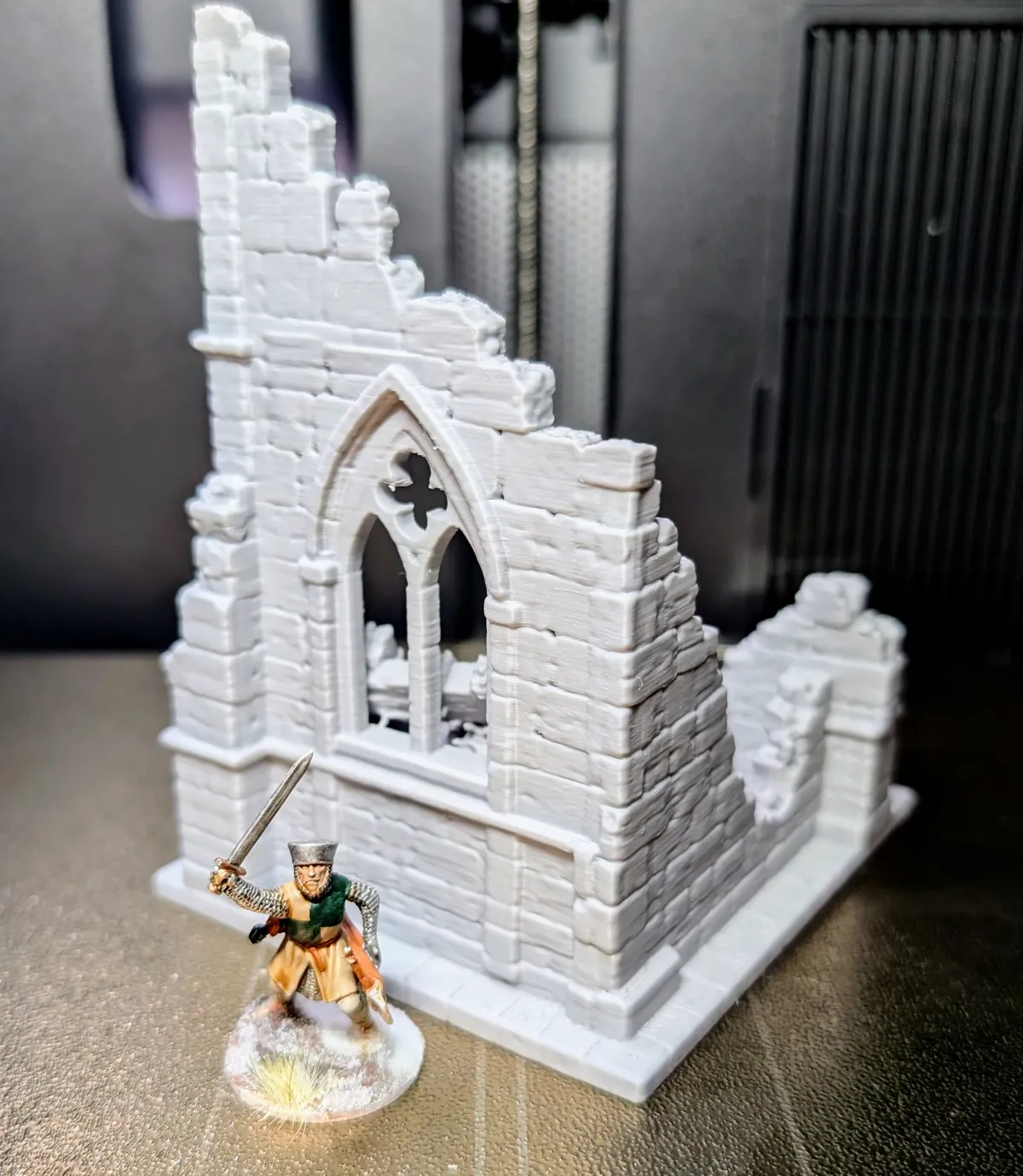 Ruined Bell Tower - Tabletop Terrain, photo 2 of 3 - Ruined Bell Tower - Tabletop Terrain Miniatures