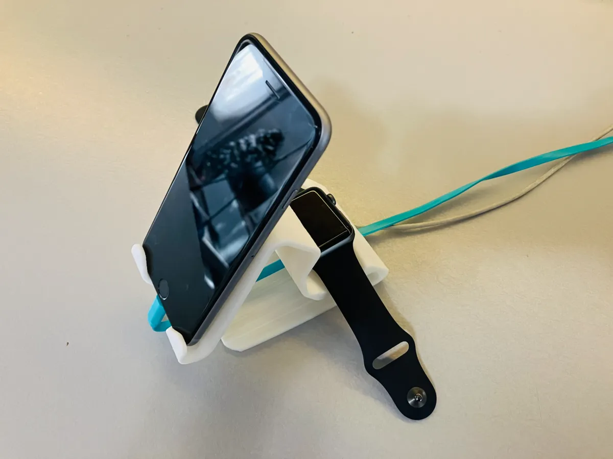 iPhone and Apple Watch Charging Dock - Office, in stock in India