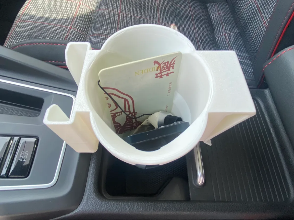 5-in-1 Car Cup Holder Organizer, photo 4 of 4 - 5-in-1 Car Cup Holder Organizer Tools