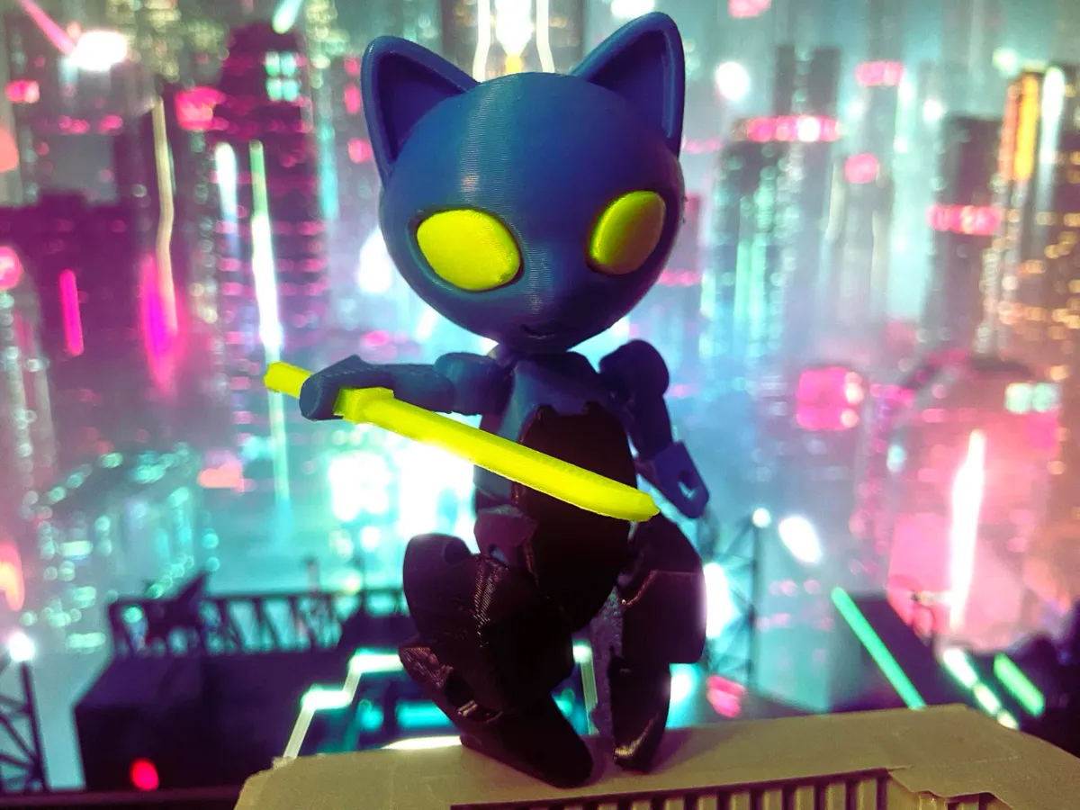 CX-0 Robot Cat ( Action Figure ), photo 2 of 4 - Gaming & Movie Characters, toy