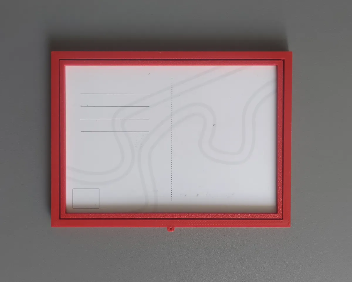 Wall Mounted Postcard Frame, photo 4 of 4 - Wall Mounted Postcard Frame Household