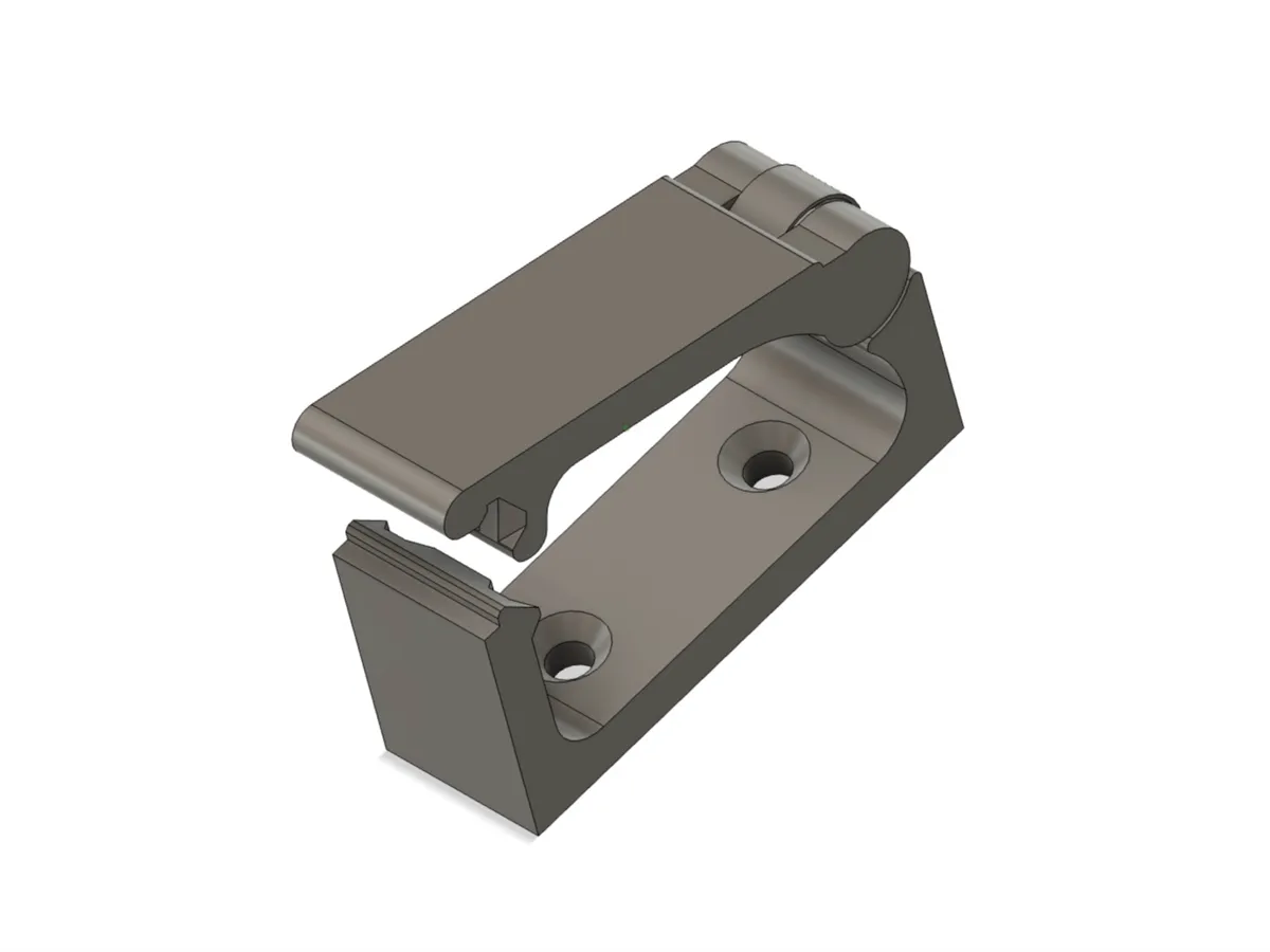 Parametric Under Desk Cable Clip (Default 15mm)