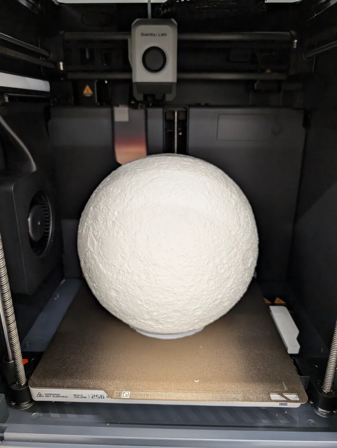 Lithophane HD Moon Lamp with LED Strip option, photo 4 of 4 - Lithophane HD Moon Lamp with LED Strip option Home Decor Items
