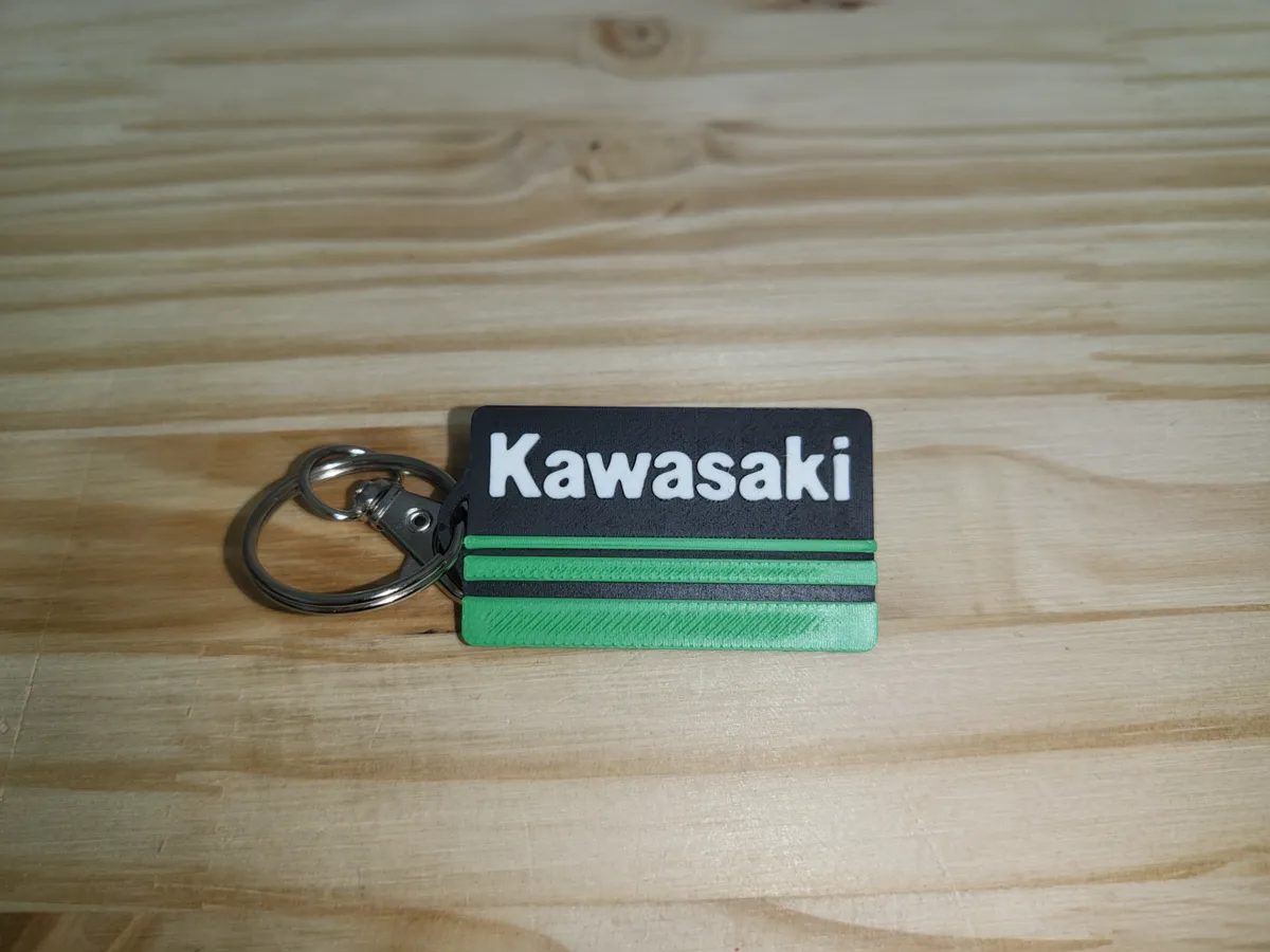Kawasaki Motorcycle Keychain, photo 4 of 4 - Kawasaki Motorcycle Keychain Hobby & DIY