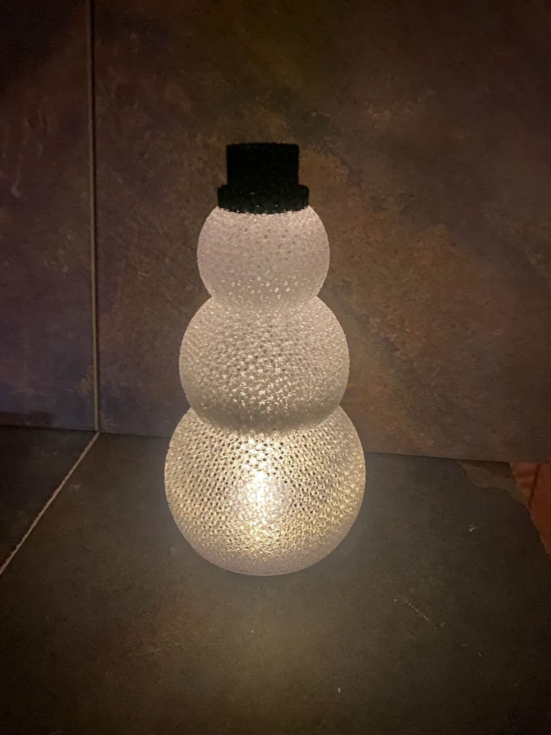 Gyroglow Snowman Tea Light Centerpiece, photo 2 of 4 - Gyroglow Snowman Tea Light Centerpiece Home Decor Items