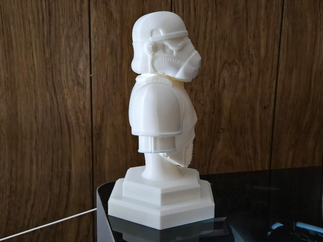 STORM TROOPER HOLLOW BUST WITH ADDED CUSTOM BASE - Custom Text & Message Gifts, in stock in India