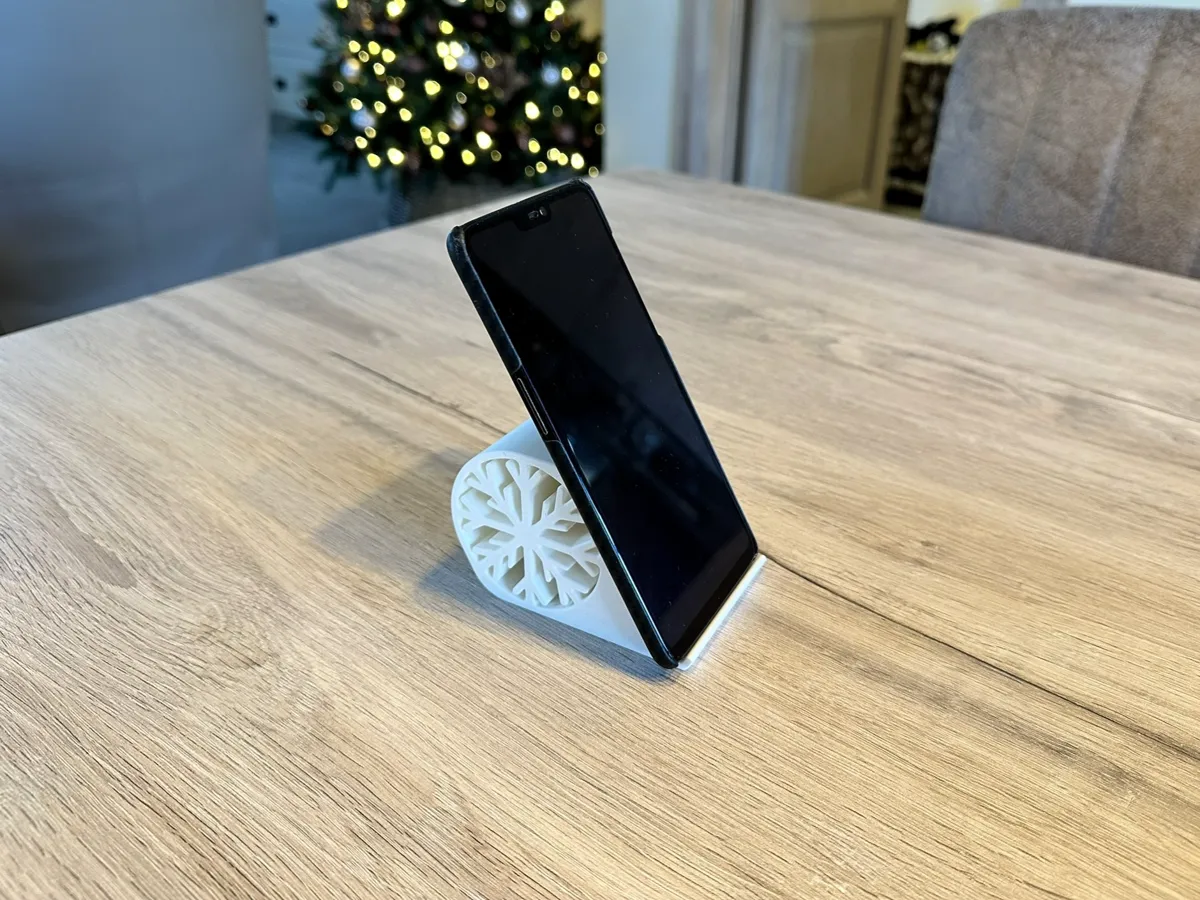 Christmas snowflake phone stand - Desk Mobile Stands, in stock in India