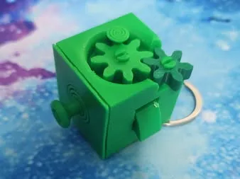 Fidget Cube Keychain - Slider & Puzzle Keychains, in stock in India